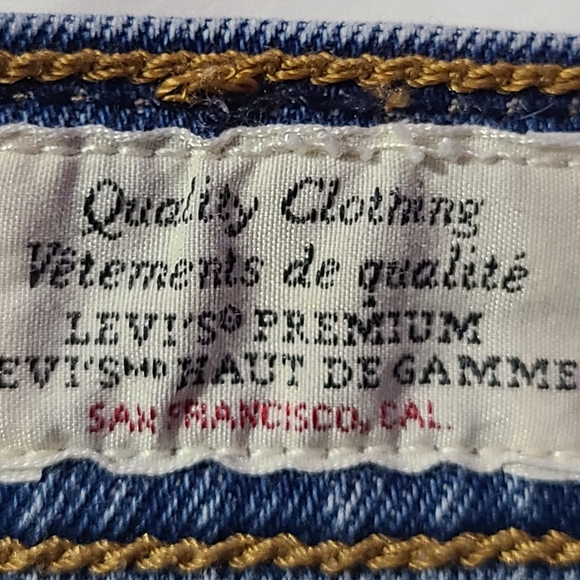 R. Levi's women's blue, wedgie, icon jeans, size 28 - Picture 12 of 13